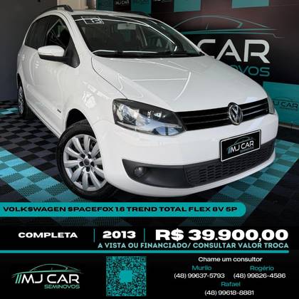 VOLKSWAGEN SPACEFOX 1.6 MI TREND 8V FLEX 4P MANUAL